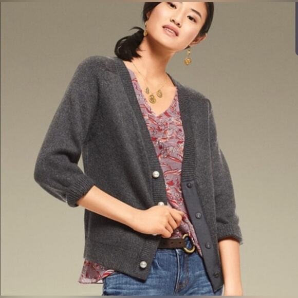 CAbi Good Luck Blouse Oriental Bird Sleeveless Blouse Style 3611 Size L Career - Picture 2 of 12